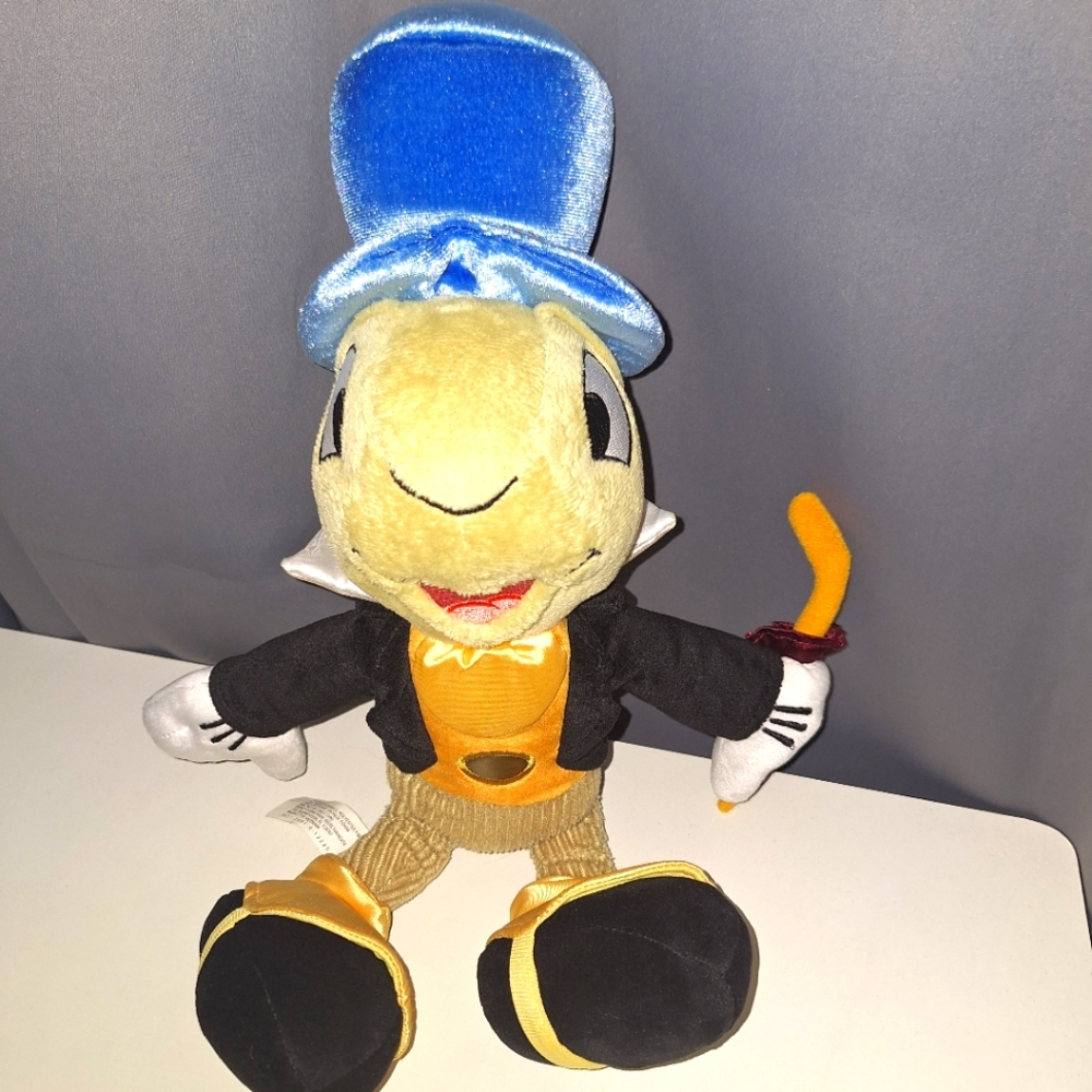 15” Disney Jiminy Cricket Plush Disney Parks Doll Pinocchio
